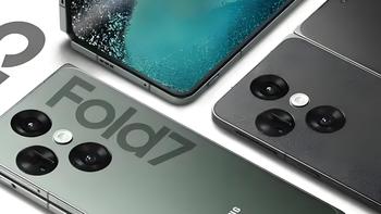 三星Galaxy Z Fold7爆料：折叠态8.9mm+215g，7月9日发布！