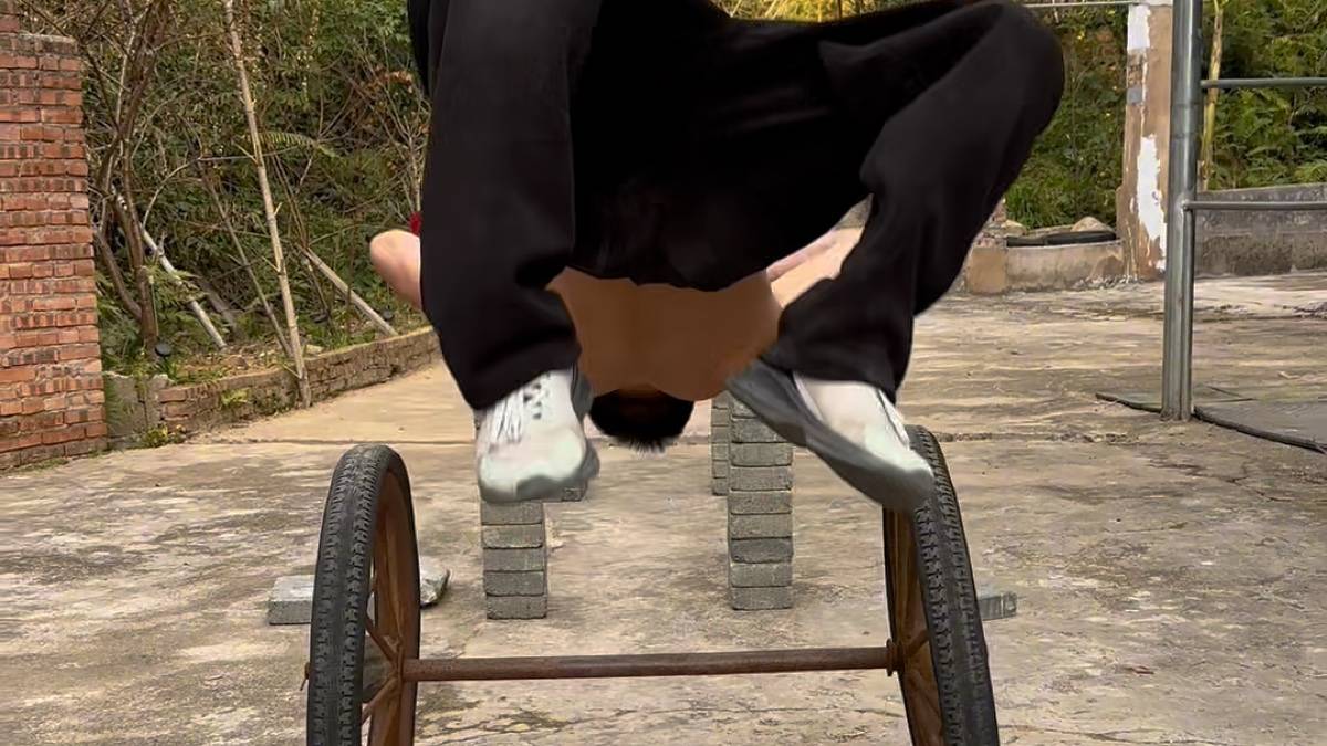 看似的轻松，不过是背后的无数次熟练