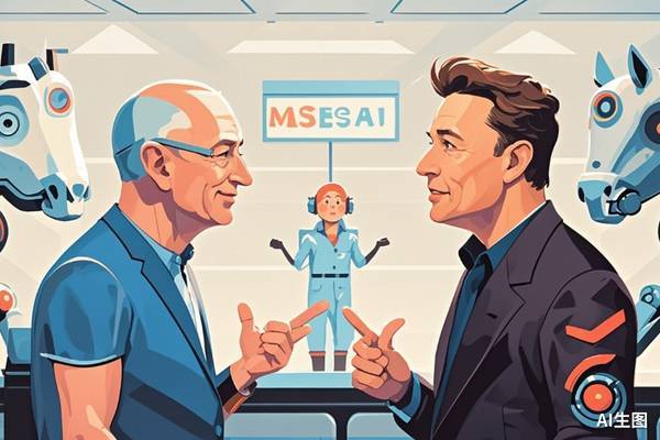 两个世界首富吵起来了，贝索斯融资 447 亿复出搞 AI，马斯克：跟屁虫