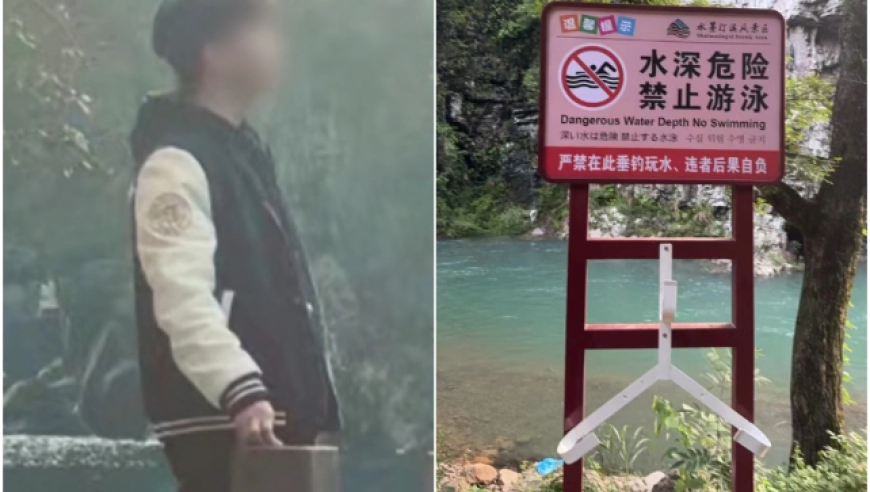 旅游博主江小隐下水捡无人机溺亡，景区：提前沟通了水库放水，没规避责任