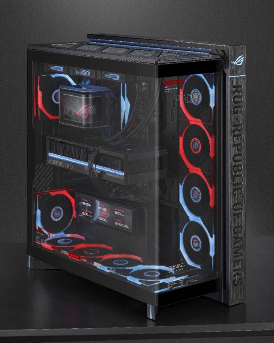 全新ROG首款海景房机箱空降CES 2026，D...