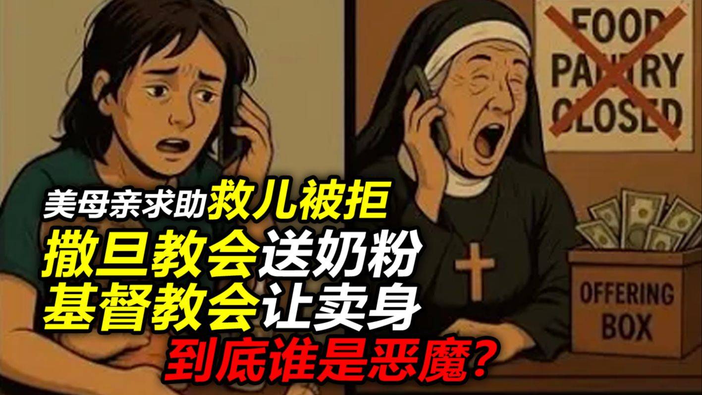 美母亲求助救儿被拒——救人是撒旦教会的事，和我们基督教会无关…到底谁是恶魔？