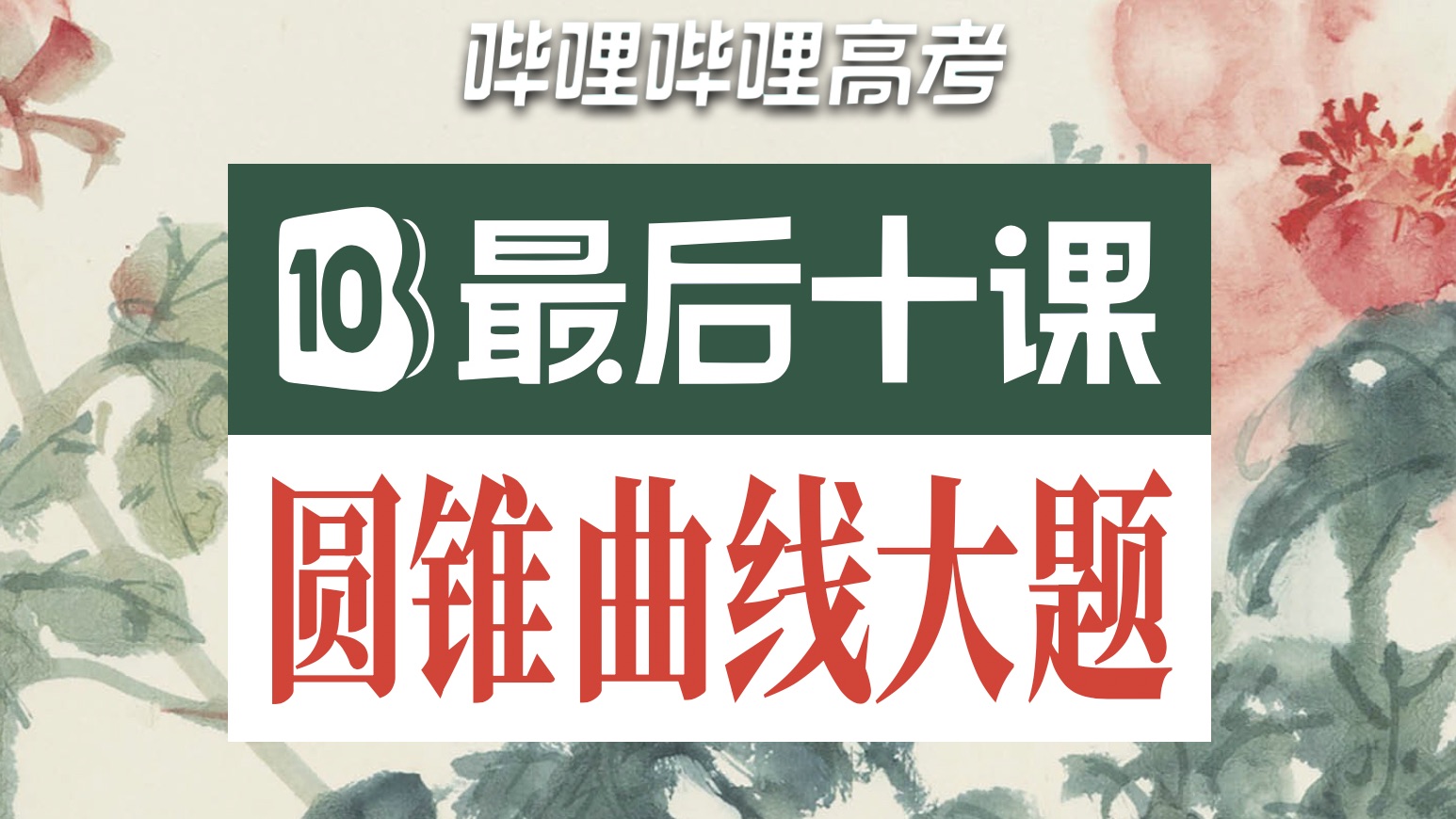 【高考最后十课】圆锥曲线大题！2025高考冲刺！